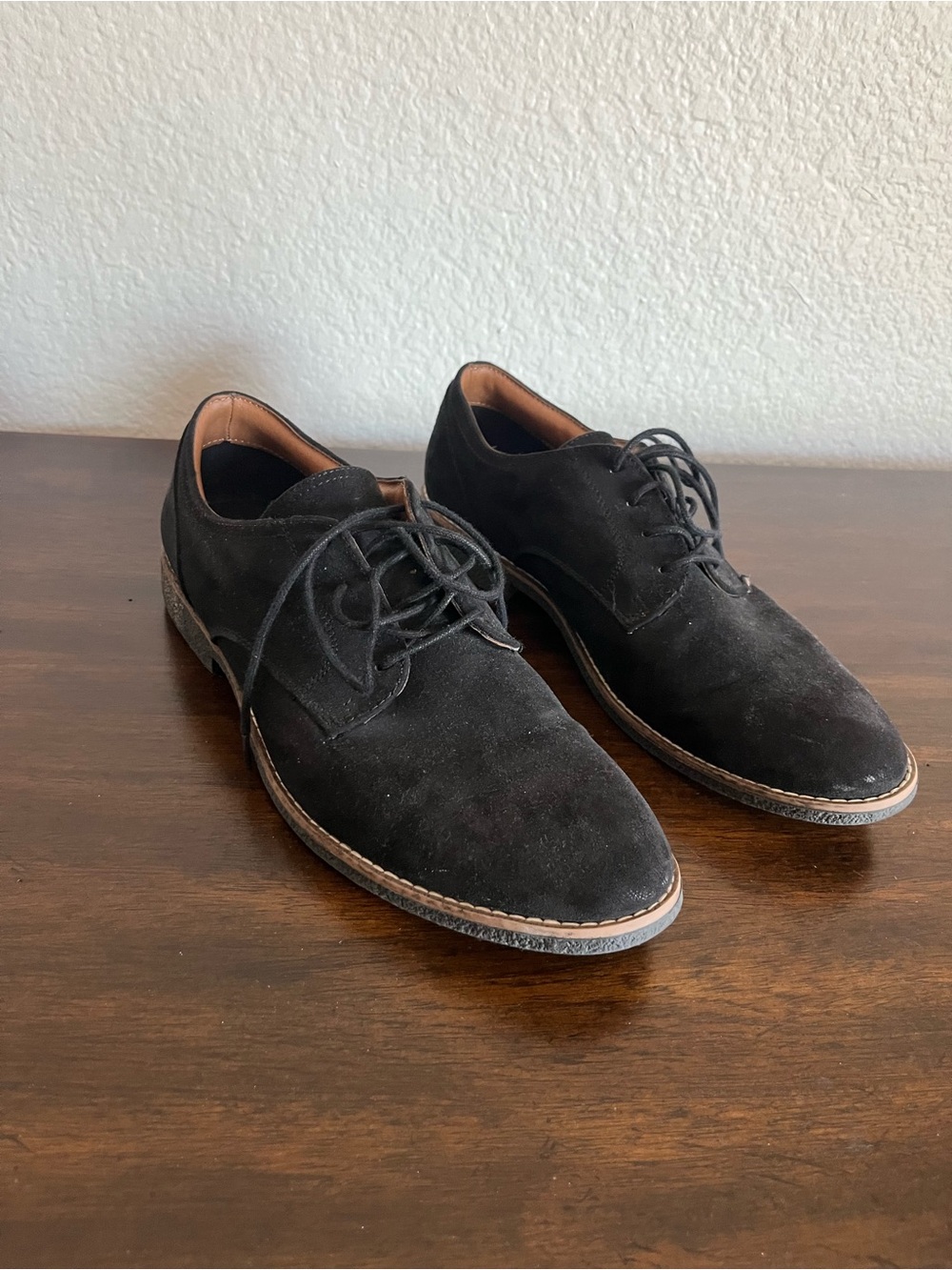 H&M Black Suede Chukka Lace-Up Boots